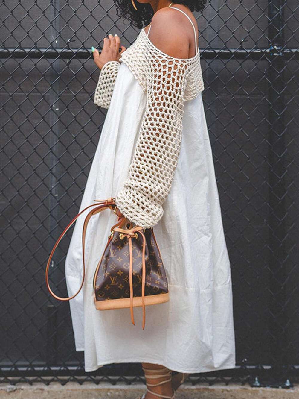 Knitted Bolero and Midi Dress