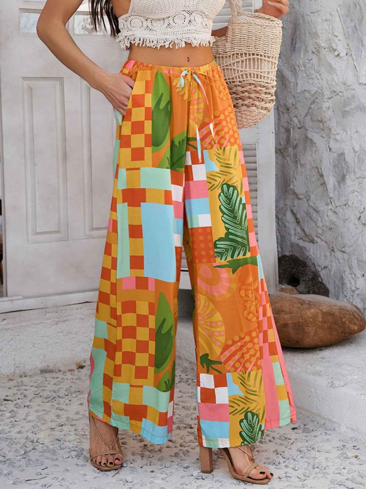 Fruit Palazzo Pants