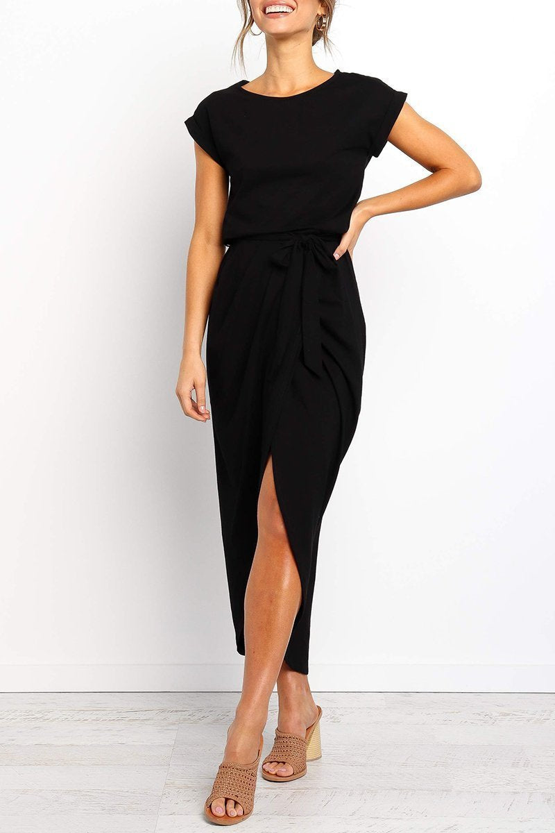 Color Essential Grace Midi Dress(4 Colors)