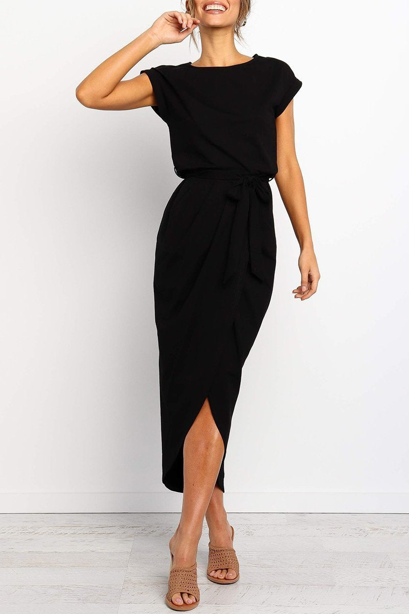Color Essential Grace Midi Dress(4 Colors)