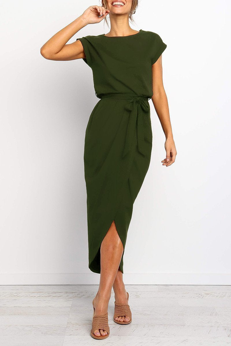 Color Essential Grace Midi Dress(4 Colors)
