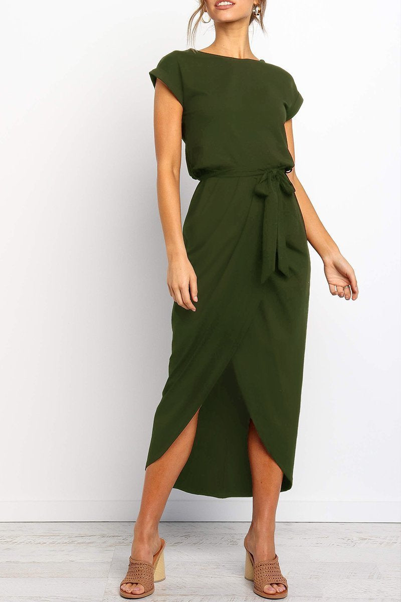 Color Essential Grace Midi Dress(4 Colors)
