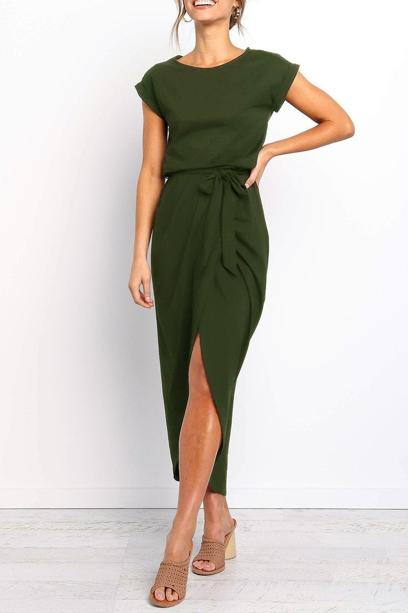 Color Essential Grace Midi Dress(4 Colors)