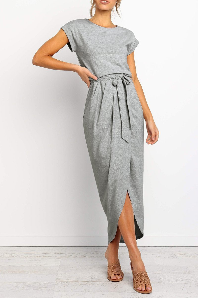 Color Essential Grace Midi Dress(4 Colors)