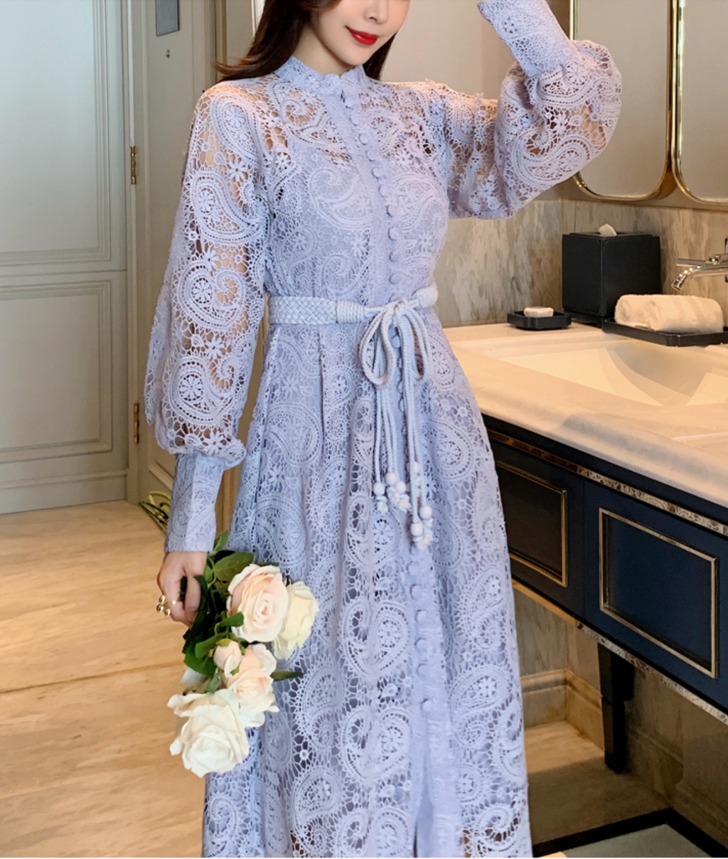 Margo Patchwork Midi Dress