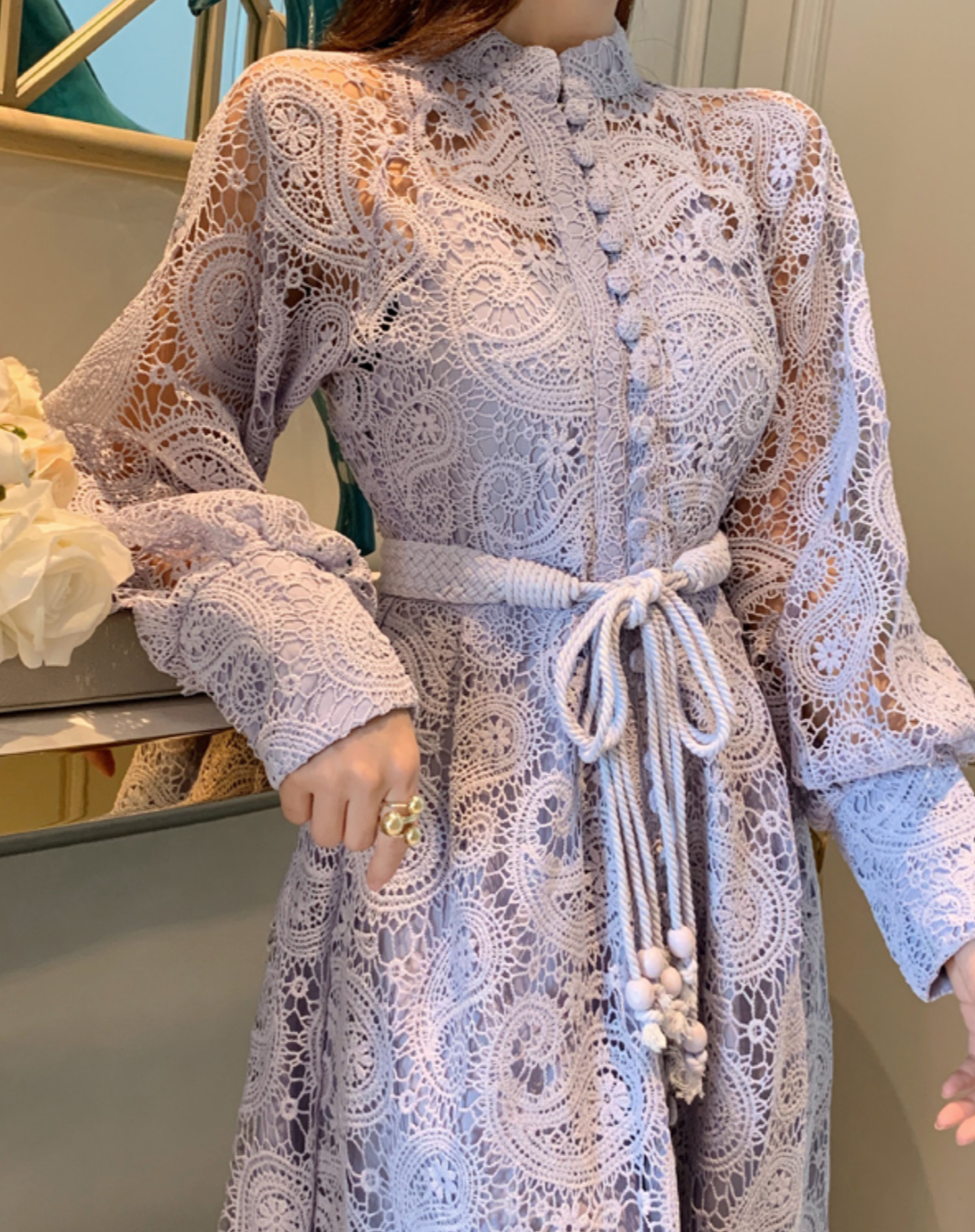 Margo Patchwork Midi Dress