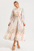 Long Sleeve Maxi Dress With Belt