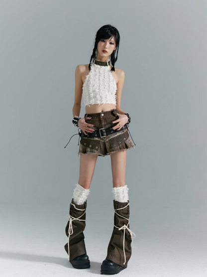 Frustration Garden Gothic Punk Cargo Shorts