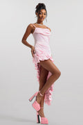 Sleeveless Agaric Laces Midi Dress