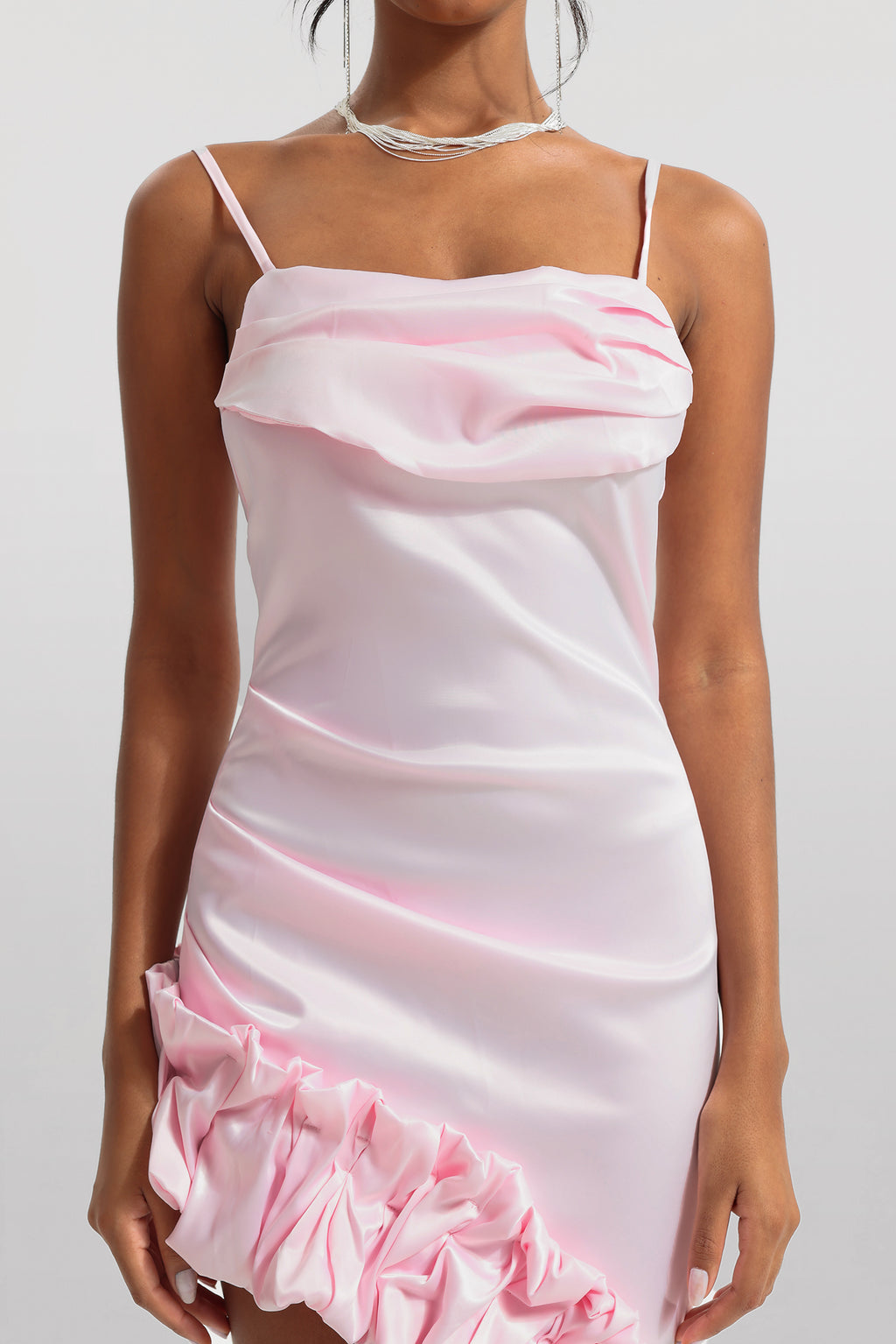 Sleeveless Agaric Laces Midi Dress