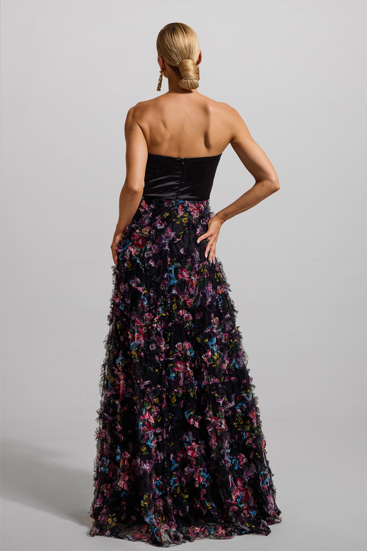 Mesh Sleeveless Maxi Dress