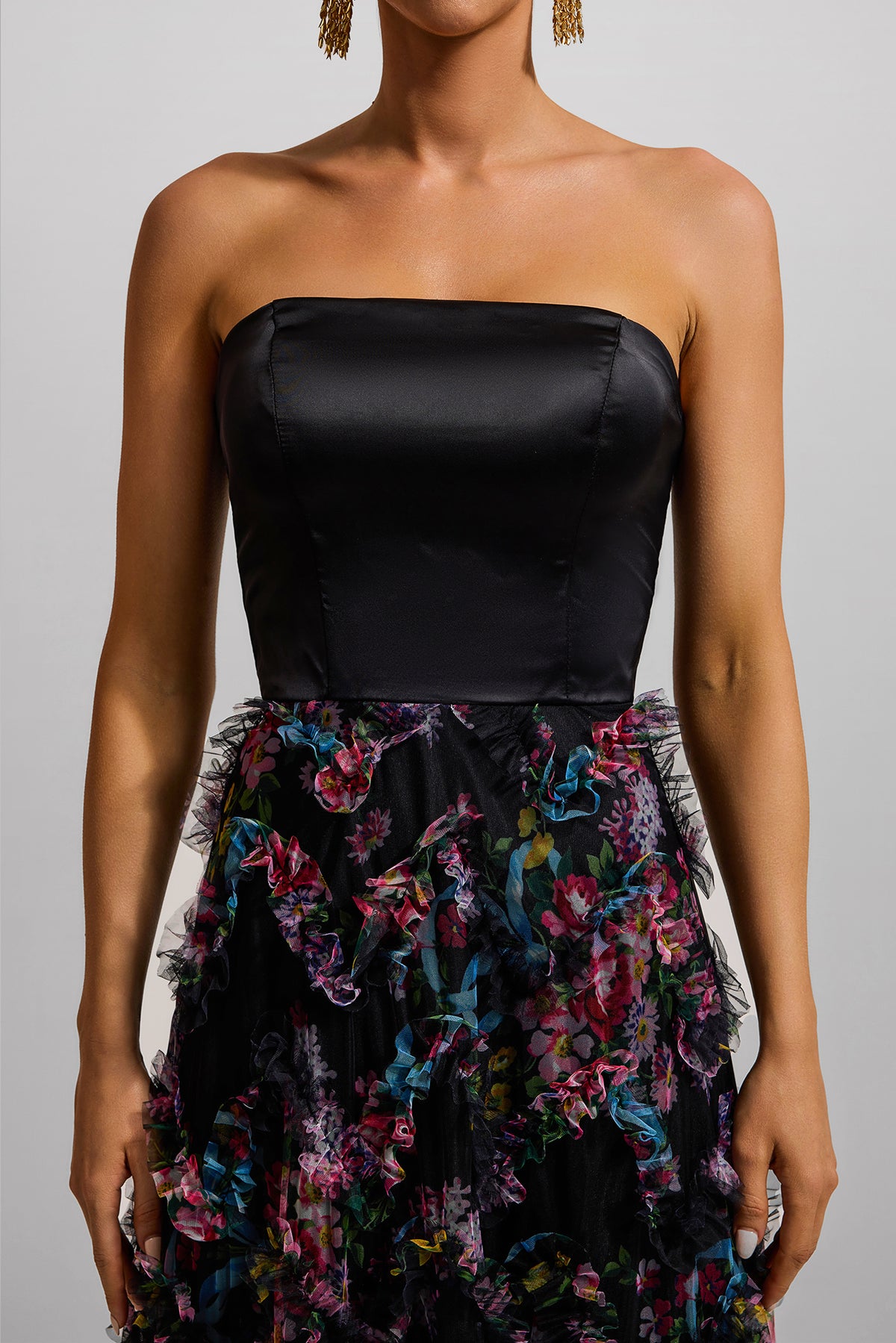 Mesh Sleeveless Maxi Dress