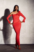 Gabrielle One Shoulder Maxi Dress