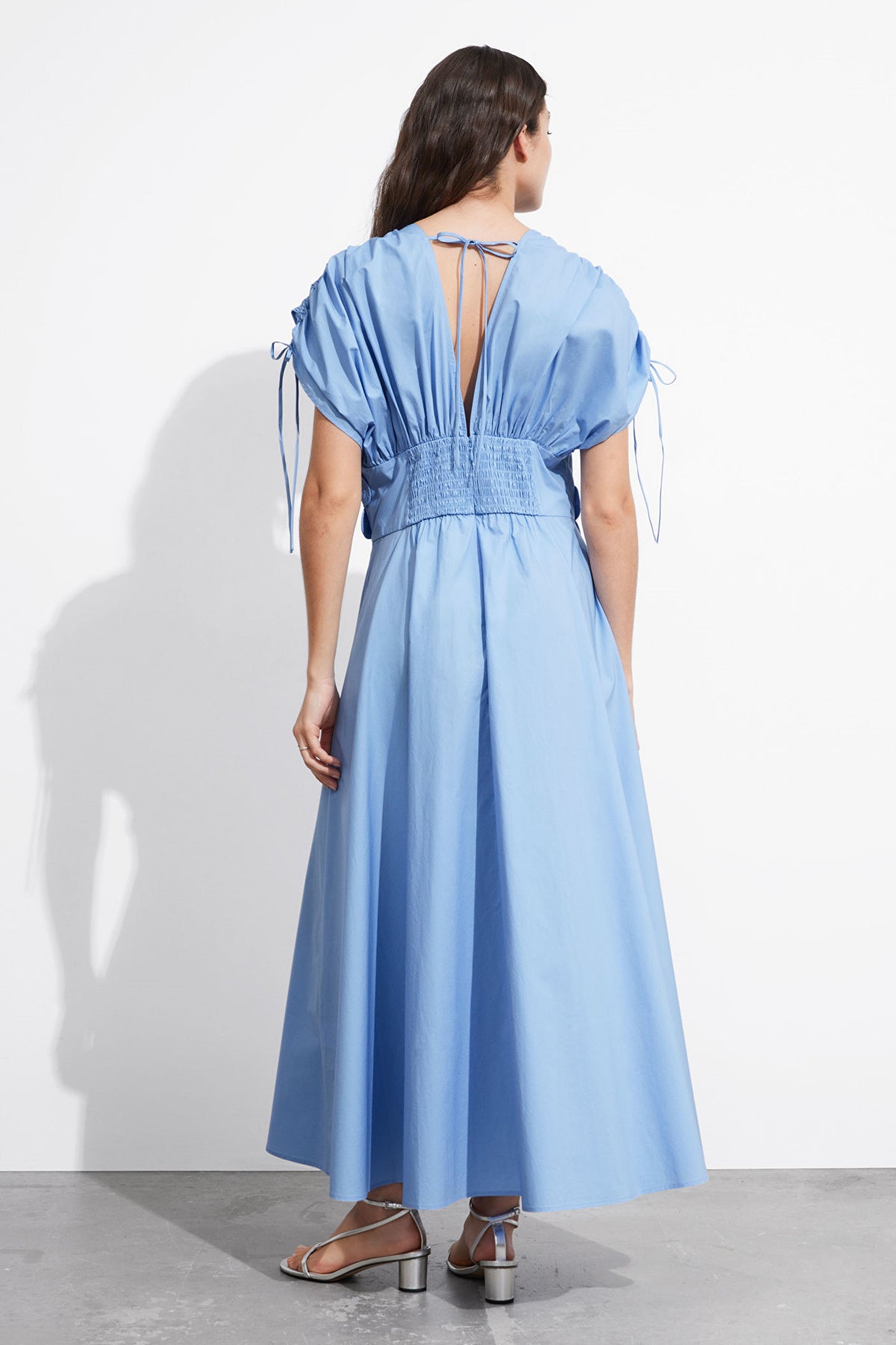 Maggie Applique V-neck Maxi Dress