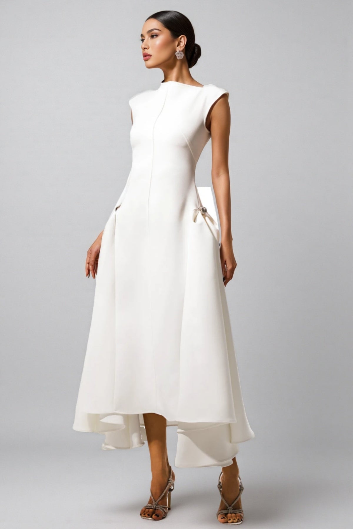 Paulina Choker Sleeveless Maxi Dress