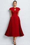 Mariam Halter Folds Maxi Dress