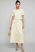 Larkd 3d Top Matching Maxi Dress Set