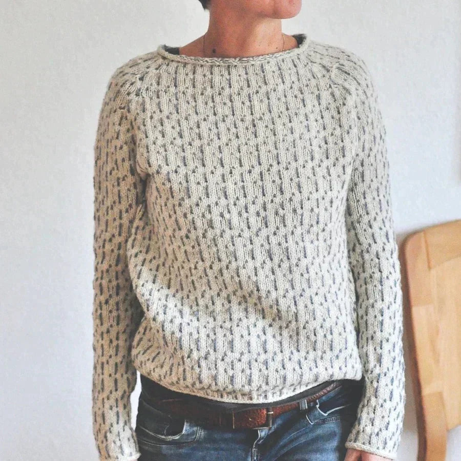 Malona Sweater for – Feminine Autumn Sweater With a Flattering Cut