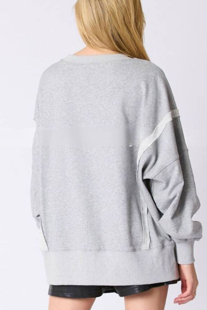 Halloween Cartoon Ghost Sequined Sweatshirt Top