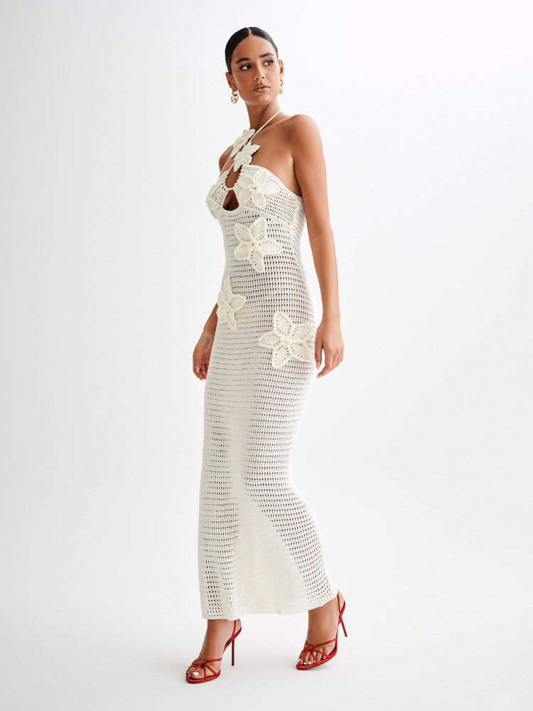 Kyla Crochet Maxi Dress