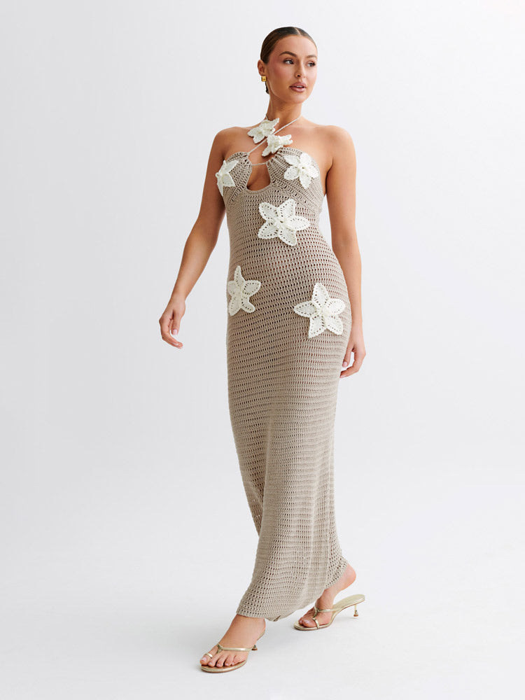 Kyla Crochet Maxi Dress