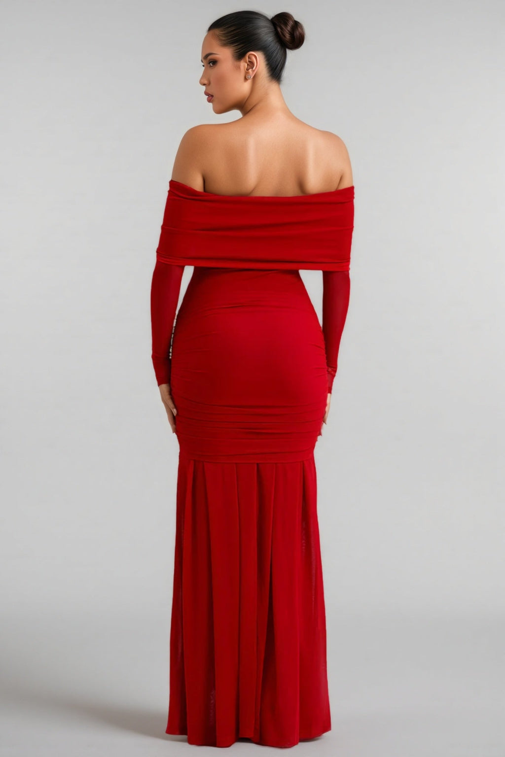 Mylesa Red 3d Maxi Dress