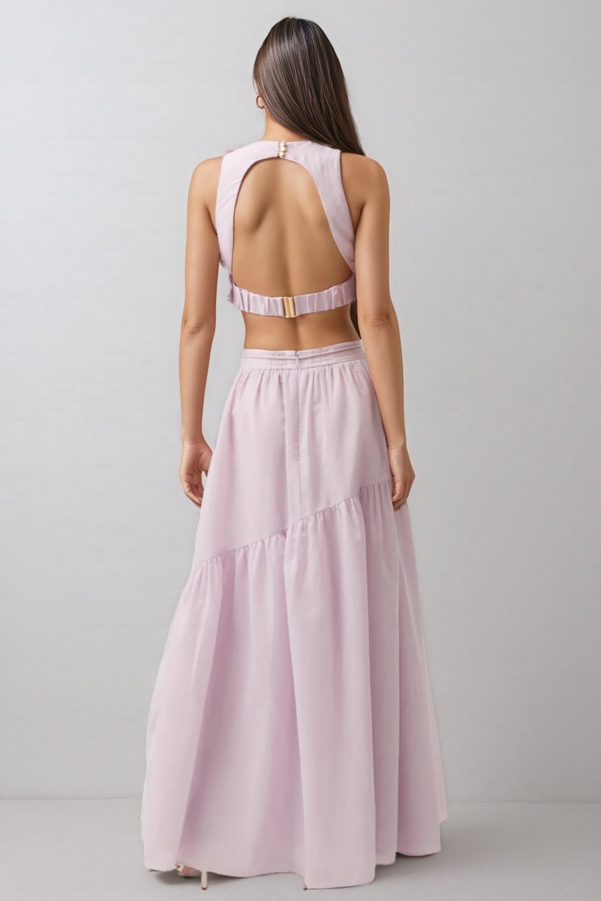 Michea 3d Maxi Dress Two Piece Set