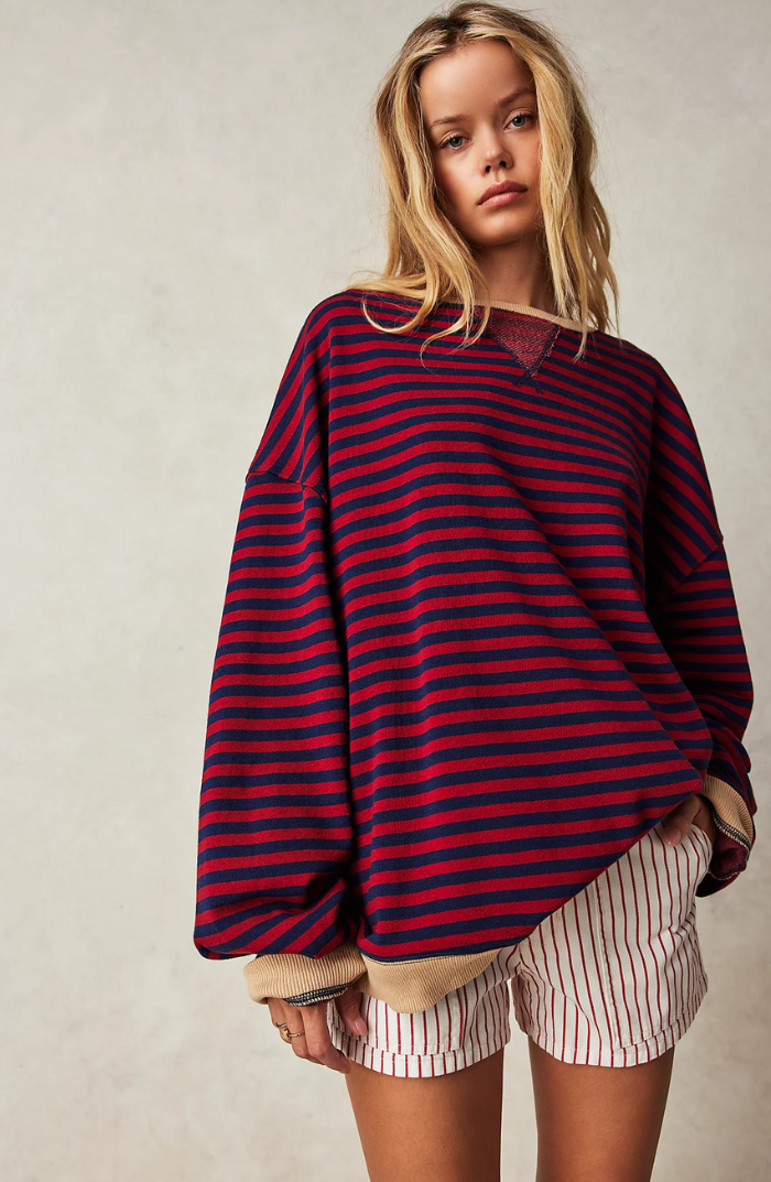 Linda - Oversized Striped Sweater