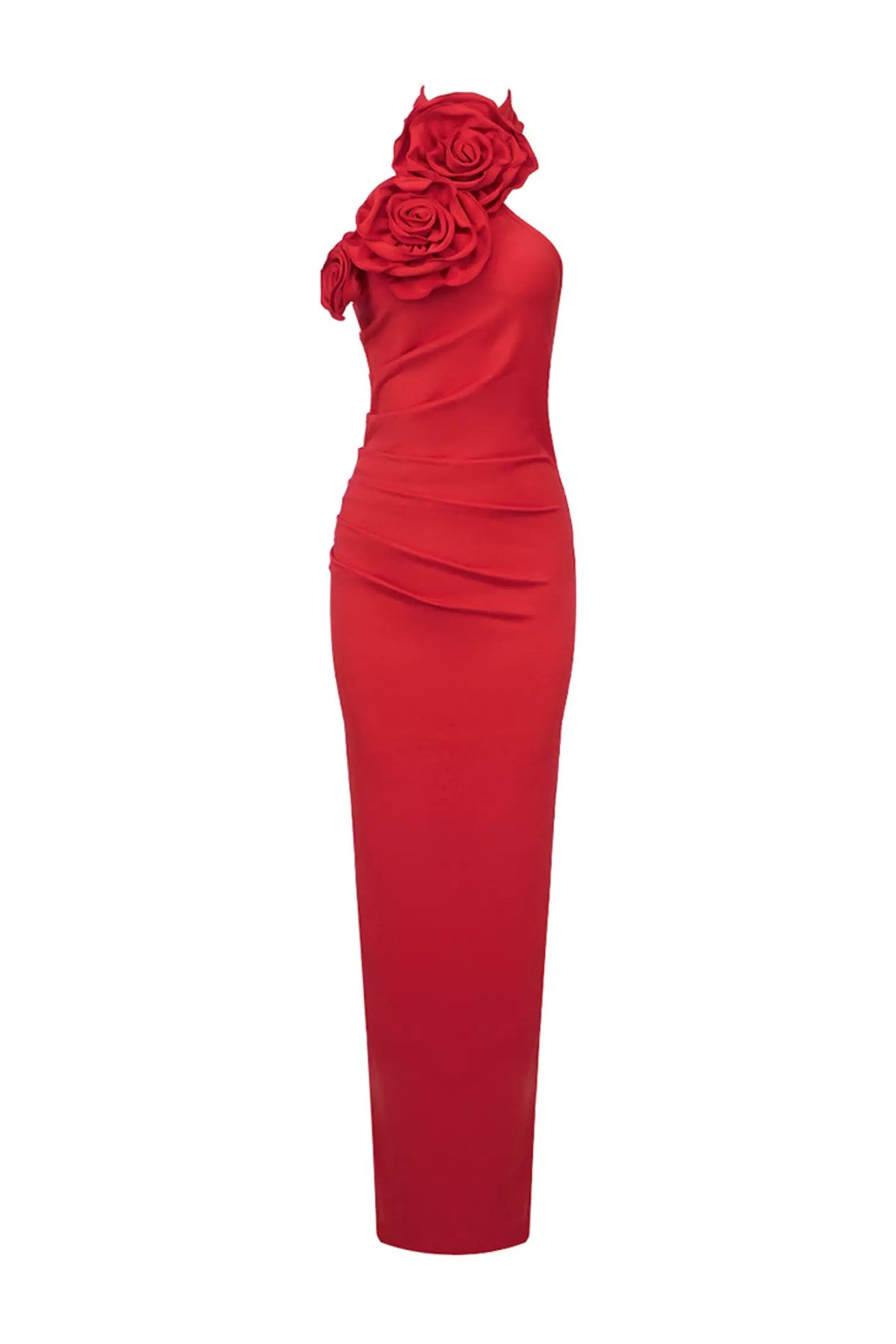 Moira Halter Applique Maxi Dress