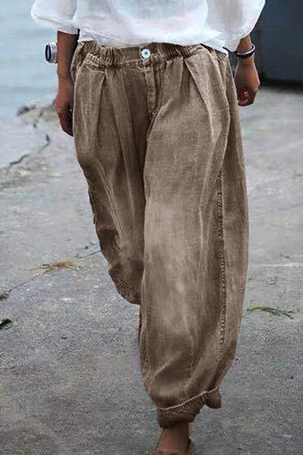 Printed Oversized Harem Pants