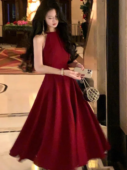 France Evening Party Long Dresses for Sleeveless A-line Princess Wedding Prom Robe New Spring Vestido Mujer