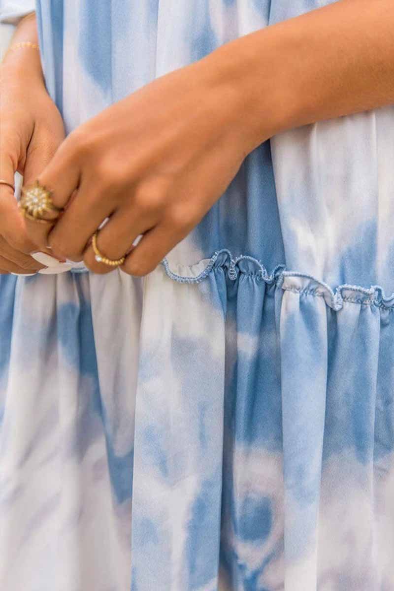 Tie-dye Midi Dress