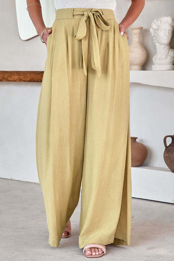 Thin Section Color Summer Wide Leg Pants