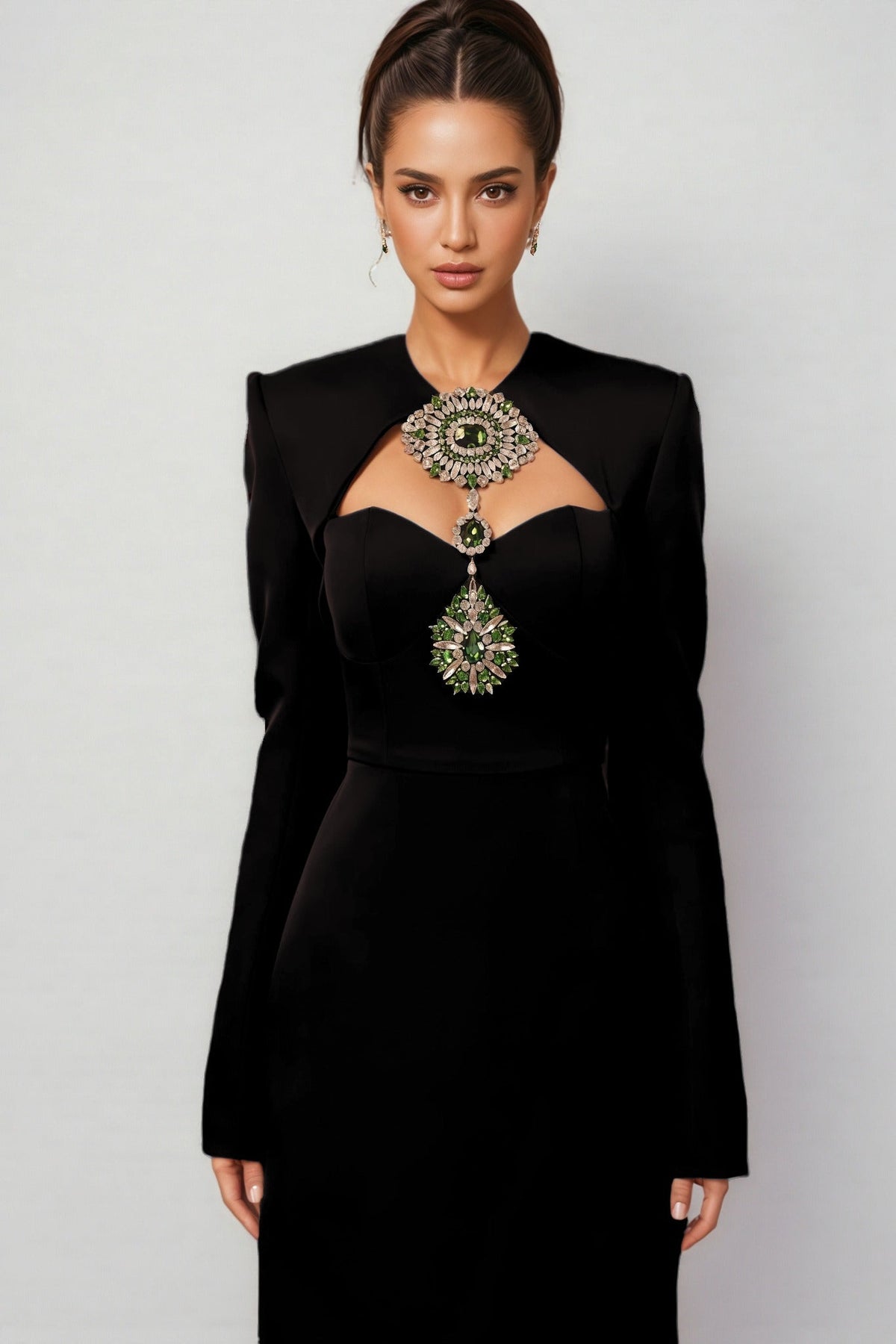 Mart Bandage and Diamond Maxi Dress