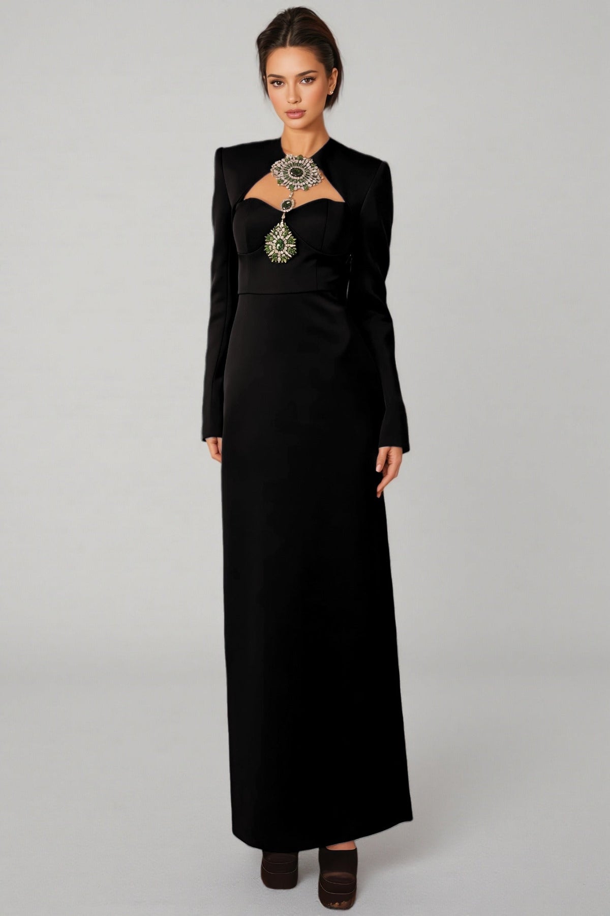 Mart Bandage and Diamond Maxi Dress