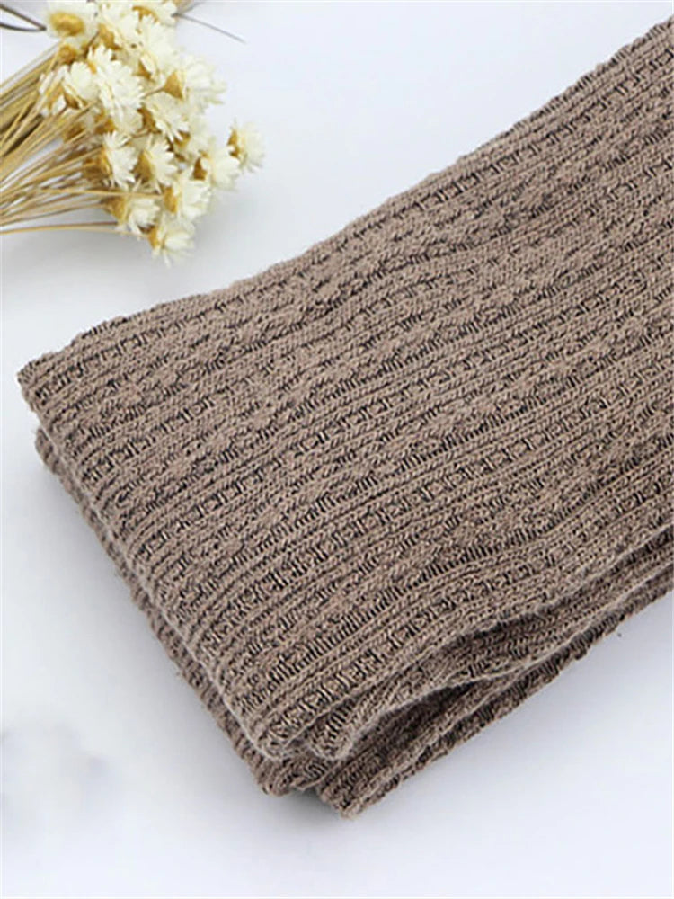 Autumn Winter ’s Skinny Slim Stretch Knitted Leggings High Waist Ribbed Warm Pants Trousers 2025fashion