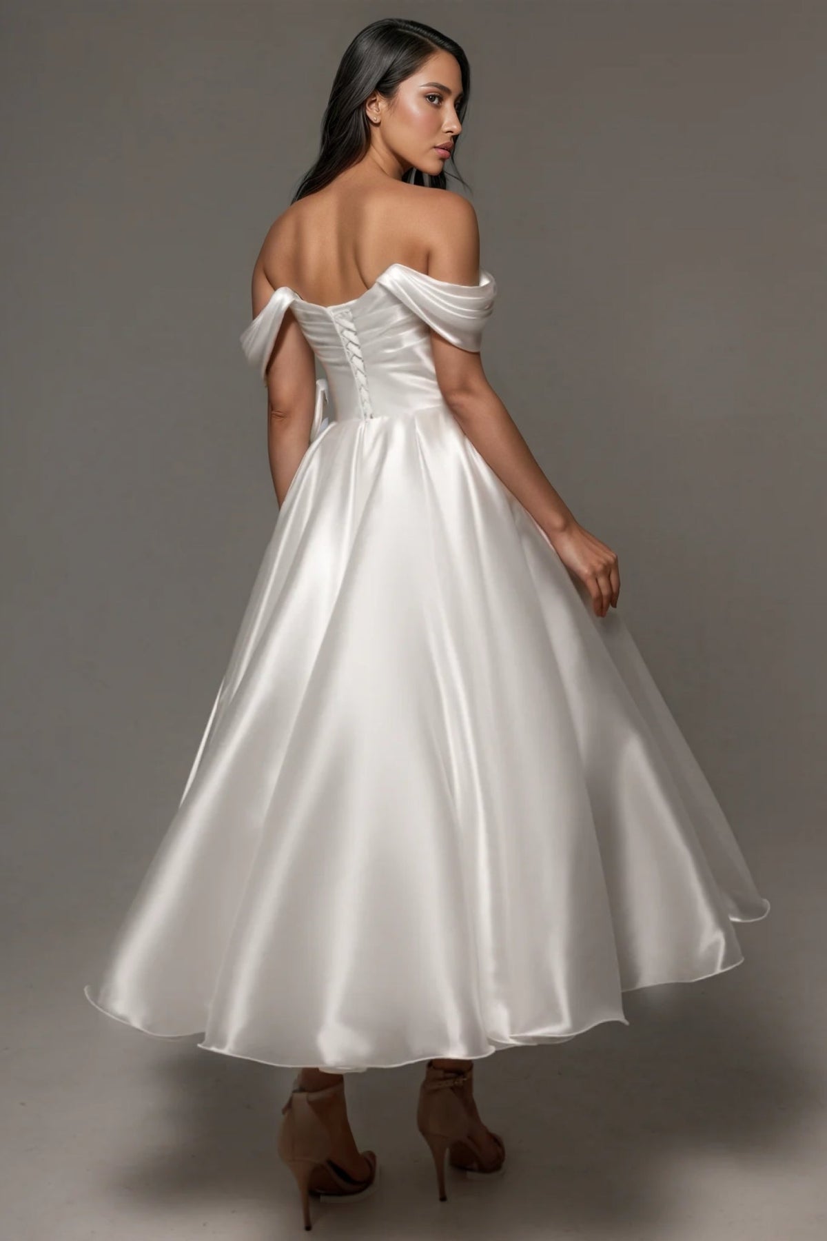 Marris White Sleeveless Wedding Maxi Dress