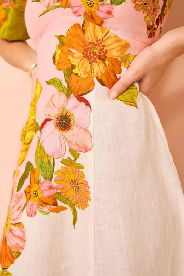 Midi Dress in Multi