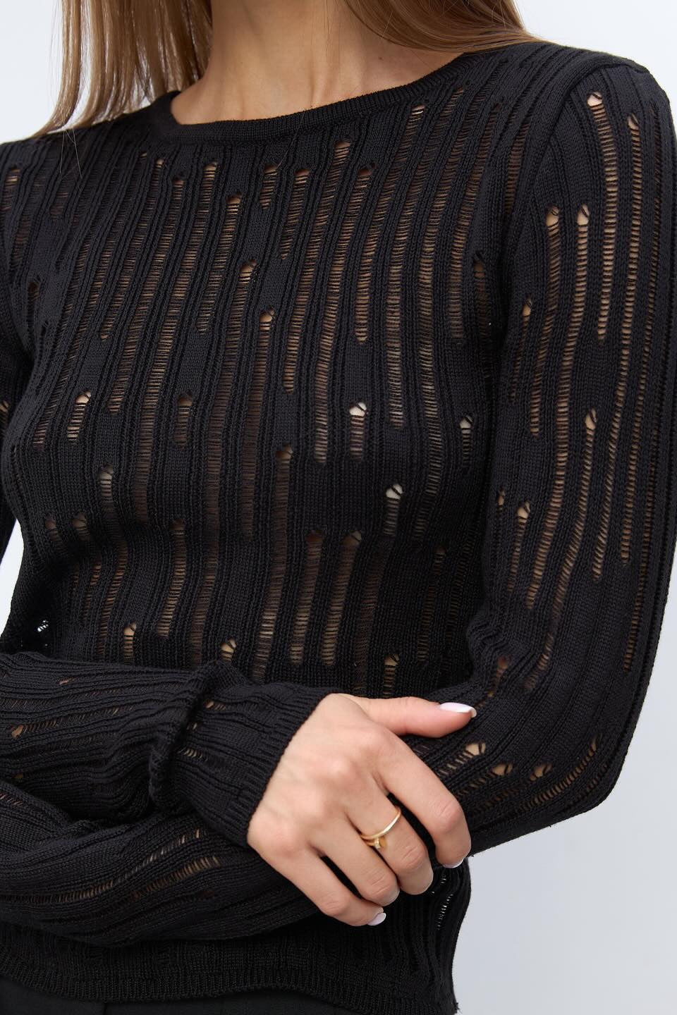 Sheer Knit Sweater