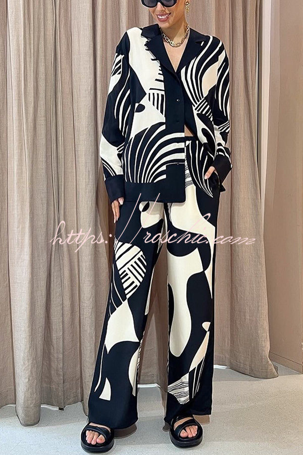 Delightful Elastic Waist Pocketed Wide Leg Drape Pants