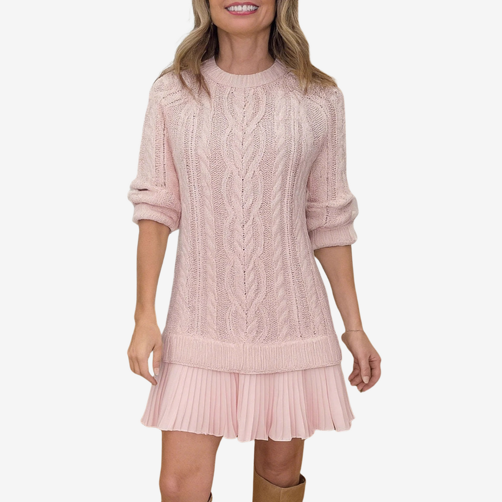 Hailee - Soft Weave Sweater Dress