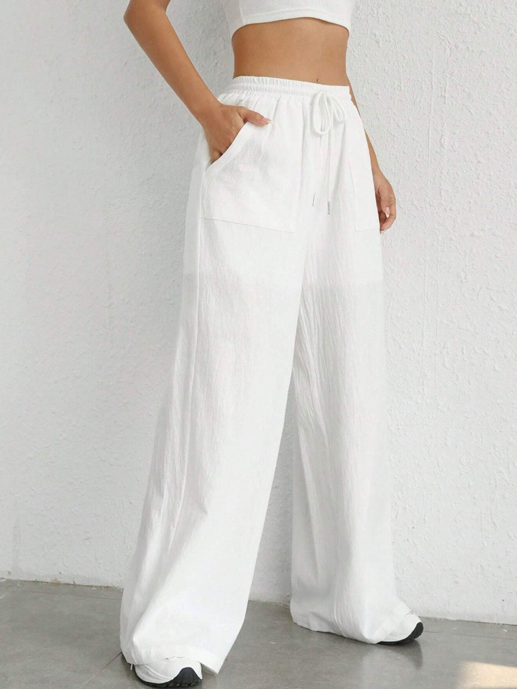 Drawstring Pocket Pants