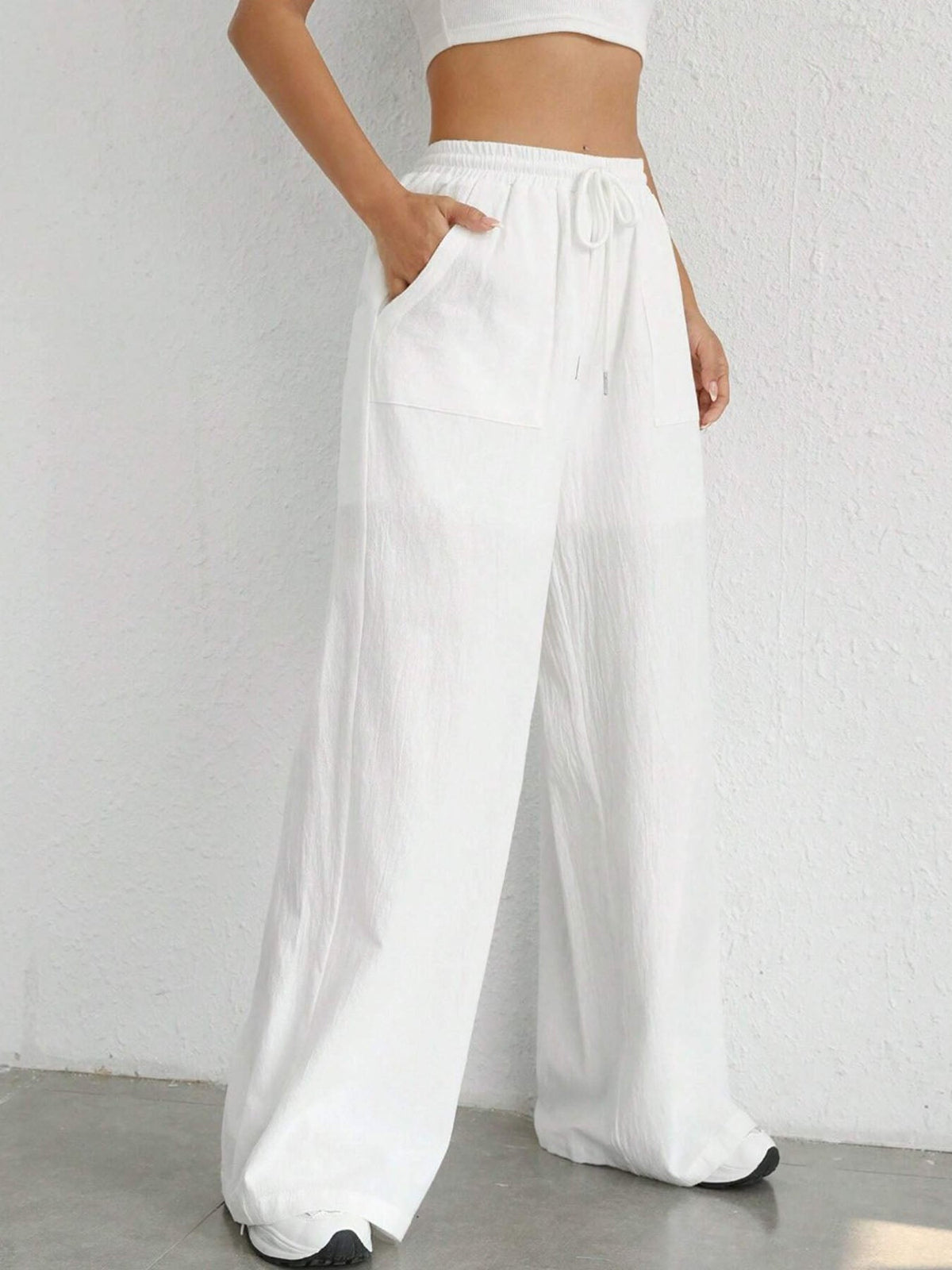 Drawstring Pocket Pants