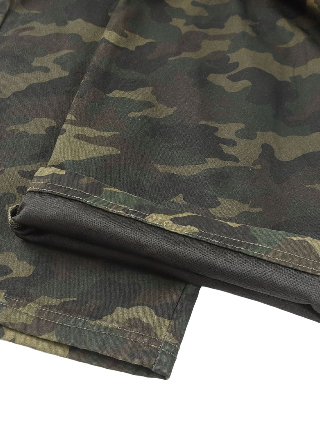Camo Wide-leg Cargo Overalls - Style