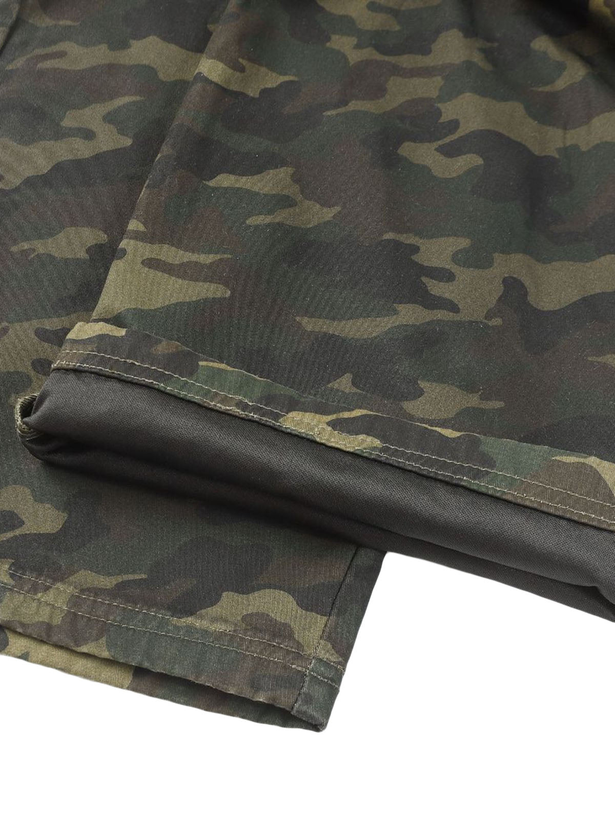 Camo Wide-leg Cargo Overalls - Style