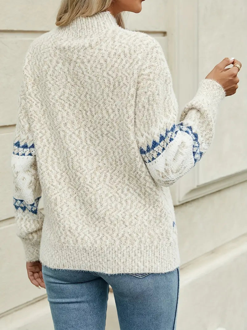 Sweater With Icelandic Patterns