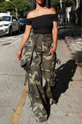 Camo Multi-pocket Cargo Pant