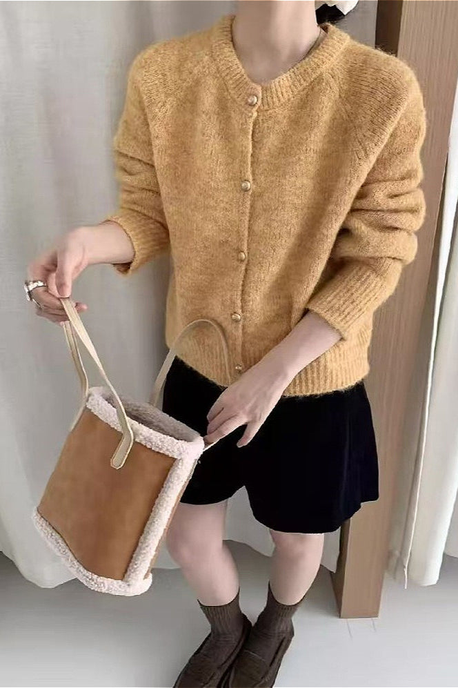 Loose Soft Gentle-style Knit Cardigan