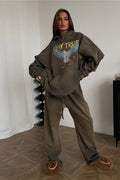 Hoodie Two Piece Pants Set