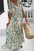 Print Vacation Midi Dress
